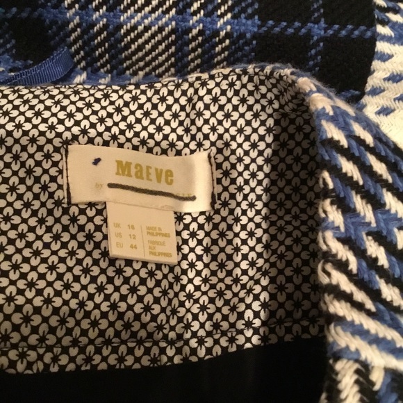 Anthro Maeve slim plaid mini skirt - Picture 4 of 4